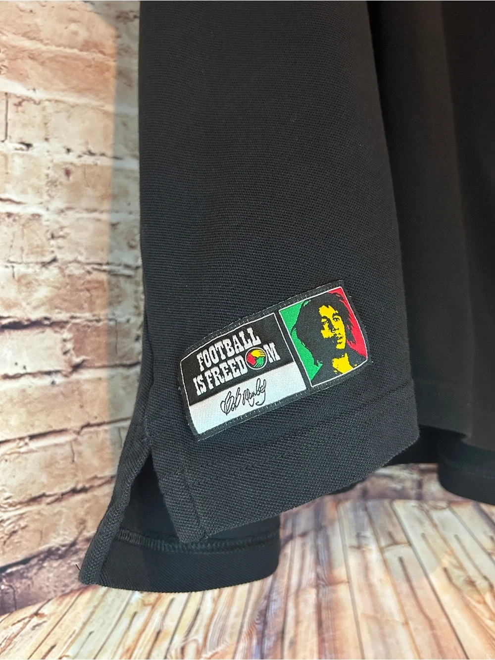 Adidas Jamaica x Bob Marley Special Edition Polo Shirt Black Rasta